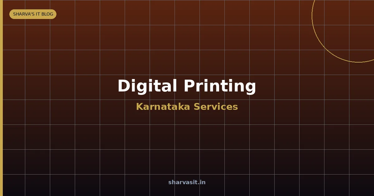 Digital Printing Services in Karnataka